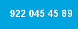 922 045 45 89